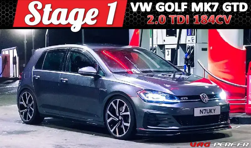 Lire la suite à propos de l’article La préparation moteur Stage 1 sur le 2.0 TDi 184cv (CR EA289) de la VW GOLF 7 GTD