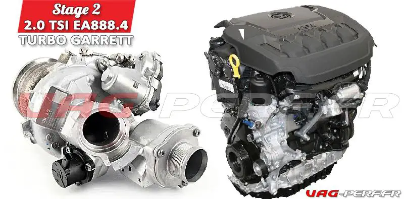 Le moteur de la VW GOLF 8 GTI 2.0 TSI EA888 EVO4