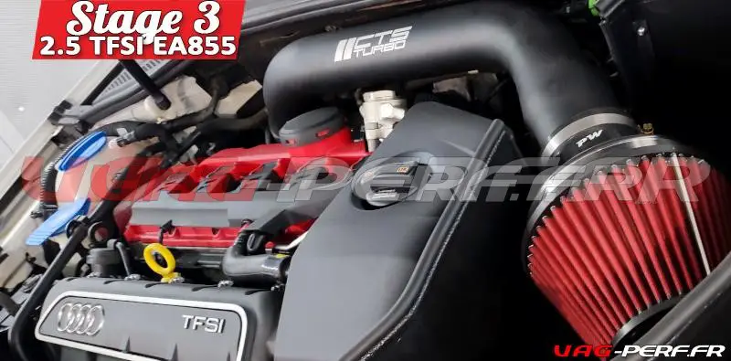 Lire la suite à propos de l’article La STAGE 3 sur le moteur 2.5 TFSI des AUDI TTRS 8J et AUDI RS3 8P