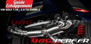 Lire la suite à propos de l’article Echappements VW Golf Mk7.5R – 2.0 TSI EA888 GEN3 – 300cv – Downpipe & CatBack
