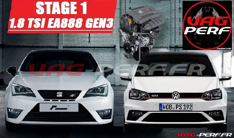 Lire la suite à propos de l’article La préparation STAGE 1 des VW POLO GTI & Ibiza Cupra – 1.8 TSI EA888
