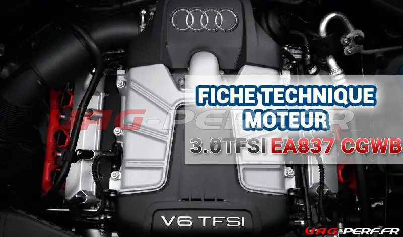 Lire la suite à propos de l’article Fiche Technique moteur – AUDI 3.0 TFSI V6 Compresseur – CGWB – EA837