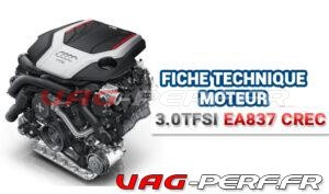 Lire la suite à propos de l’article Fiche Technique moteur – AUDI 3.0 TFSI V6 –  CREC – EA837 Compresseur > Performances, Fiabilité et Conseils d’Entretien