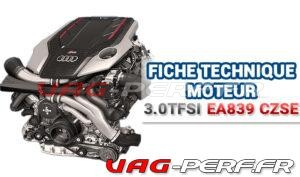 Lire la suite à propos de l’article Fiche moteur – Audi 3.0 TFSI Hybride Turbo – CZSE – EA839