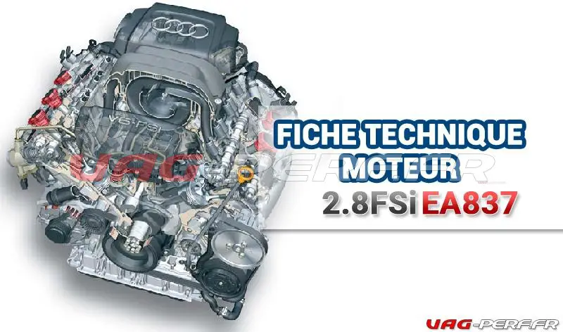 Lire la suite à propos de l’article Fiche moteur – Audi BDX 2.8 FSI – V6 – EA837