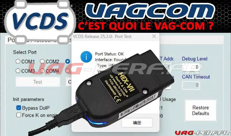 Lire la suite à propos de l’article Qu’est-ce que le VAG-COM (VCDS) ? À quoi sert-il et pourquoi l’utiliser ?