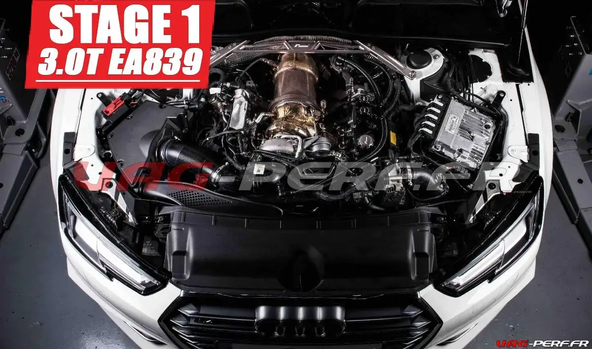 Lire la suite à propos de l’article Moteur AUDI 3.0 TFSI EA839  : tout savoir sur le STAGE 1, pièces performance, puissance et couple moteur